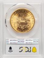1898-S $20 CAC Liberty Double Eagle PCGS MS65