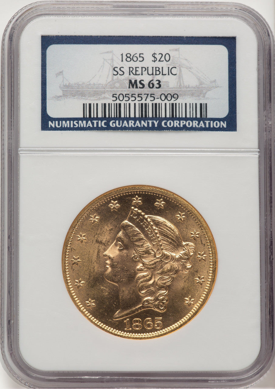 1865 Liberty Double Eagle NGC MS63