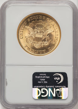 1865 Liberty Double Eagle NGC MS63