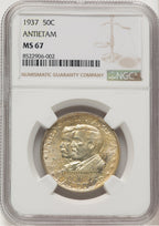 1937 50C Antietam Commemorative Silver NGC MS67 (775996023)