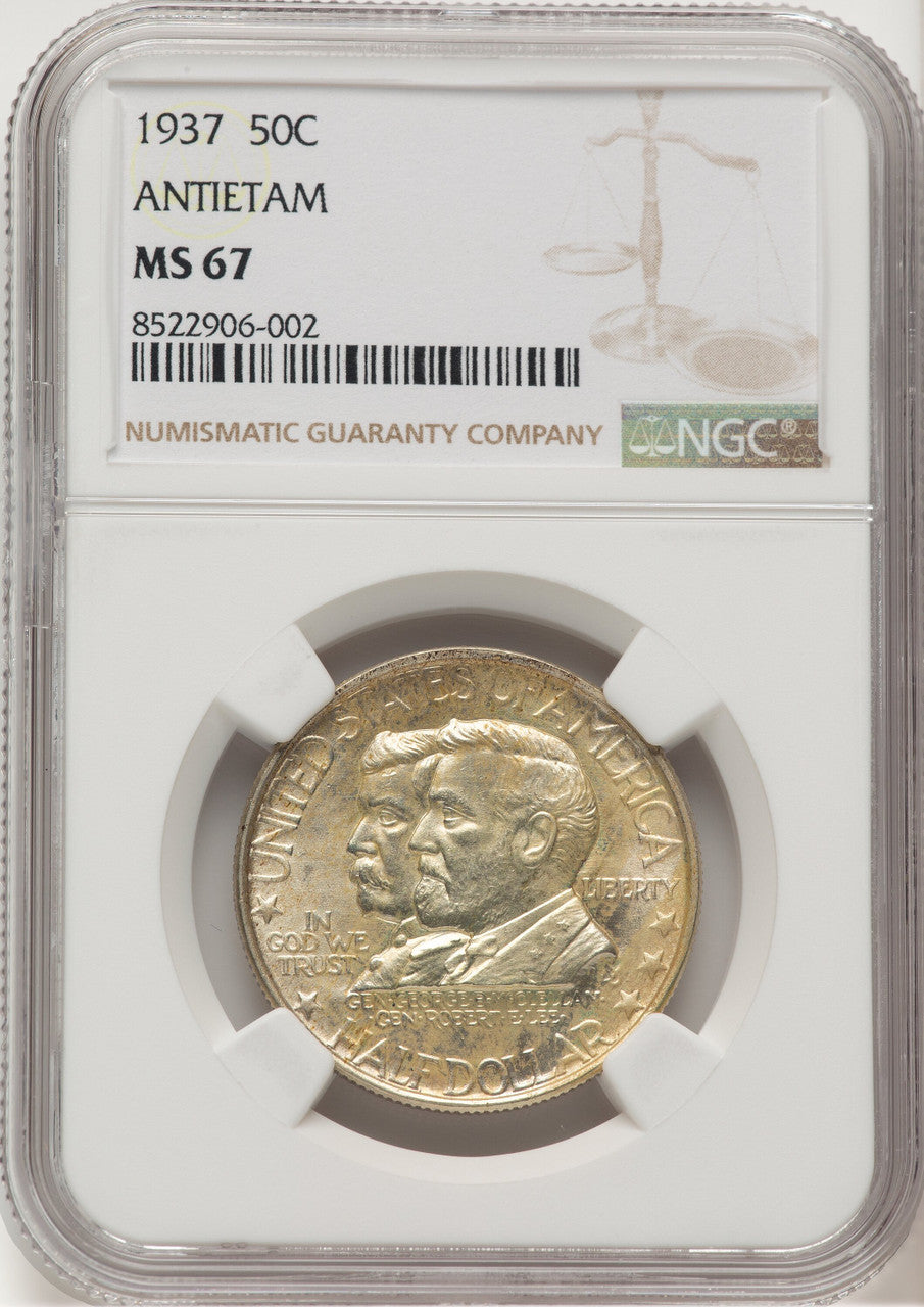 1937 50C Antietam Commemorative Silver NGC MS67 (775996023)