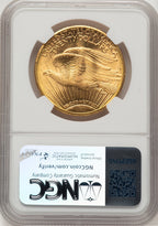 1916-S $20 Saint-Gaudens Double Eagle NGC MS65+ (777428018)
