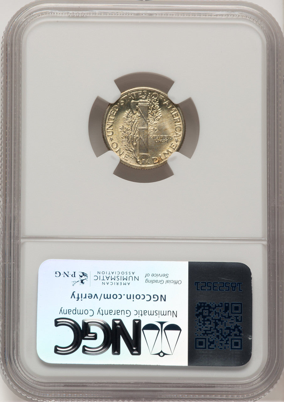 1928 10C FB Mercury Dime NGC MS67