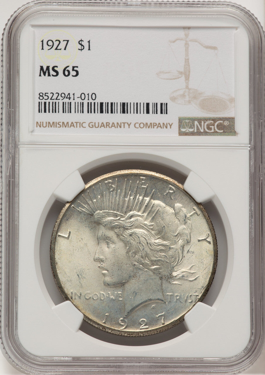 1927 Peace Dollar NGC MS65 (771337026)