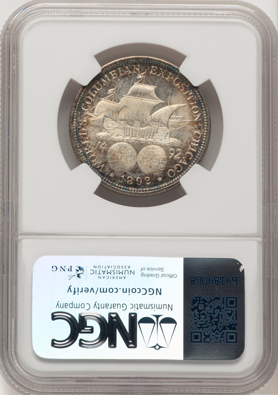 1892 50C COLUMBIAN Commemorative Silver NGC MS67