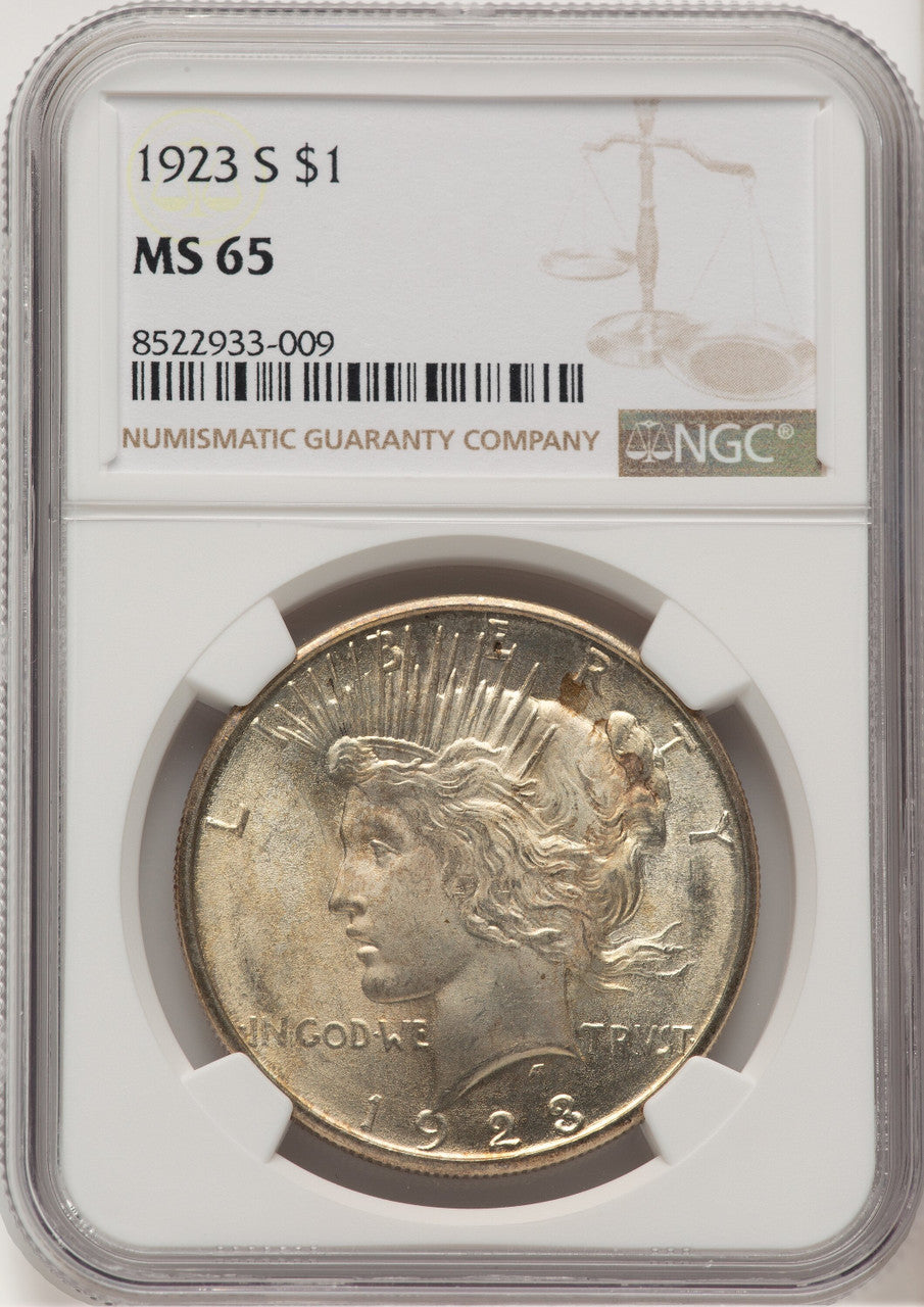 1923-S Peace Dollar NGC MS65 (776231015)