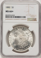 1882 Morgan Dollar NGC MS66+ (520939018)