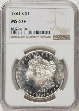 1881-S Morgan Dollar NGC MS67+ (777140134)