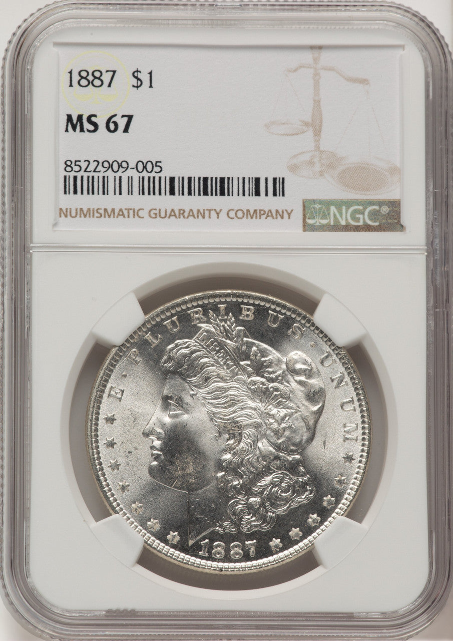 1887 Morgan Dollar NGC MS67 (777428042)