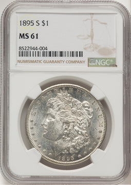 1895-S Morgan Dollar NGC MS61 (777194001)