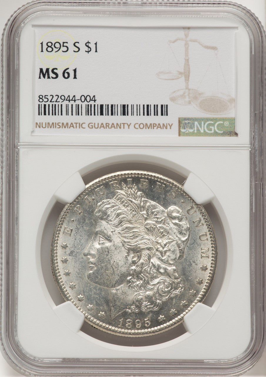 1895-S Morgan Dollar NGC MS61 (777194001)