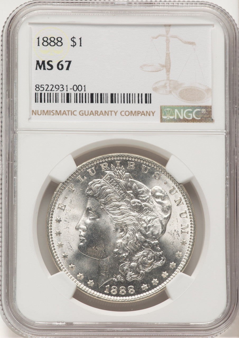 1888 Morgan Dollar NGC MS67 (777479002)