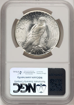 1922-S Peace Dollar NGC MS65 (776347016)