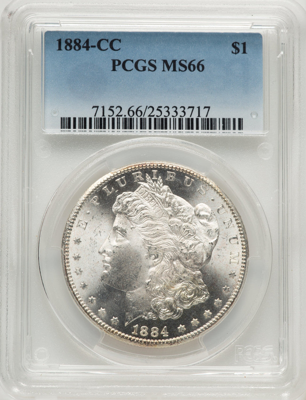 1884-CC Morgan Dollar PCGS MS66 (777425032)