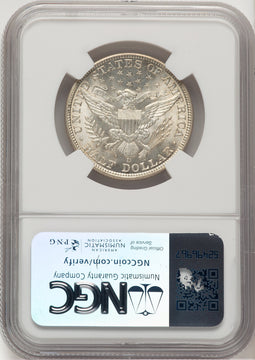 1907-D 50C Barber Half Dollar NGC MS64+