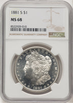 1881-S Morgan Dollar NGC MS68 (776273009)