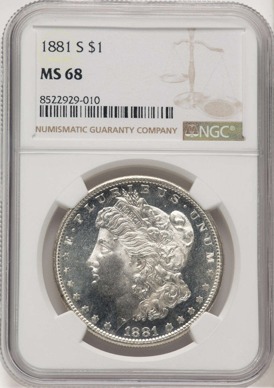 1881-S Morgan Dollar NGC MS68 (776273009)