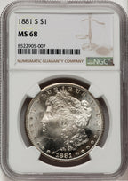 1881-S Morgan Dollar NGC MS68 (773647011)