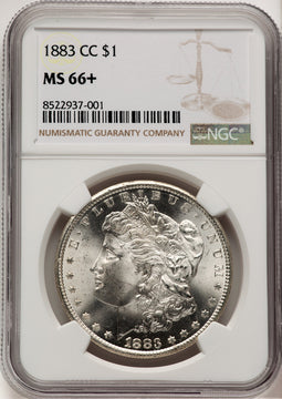 1883-CC Morgan Dollar NGC MS66+ (777472015)