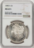1880-S Morgan Dollar NGC MS67+ (777489006)