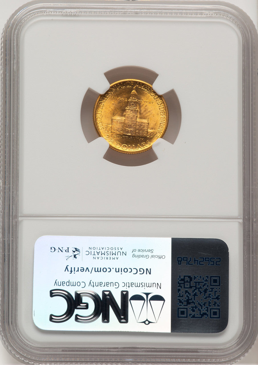1926 $2.50 SESQUI Commemorative Gold NGC MS66 (776662014)