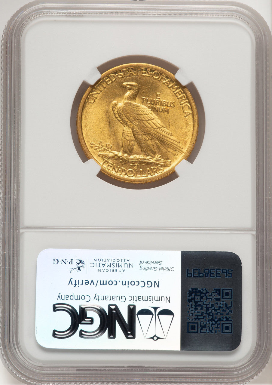 1907 $10 No Motto Indian Eagle NGC MS64 (773720004)