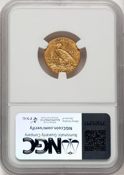 1915 $2.50 Indian Quarter Eagle NGC MS62 (778449017)