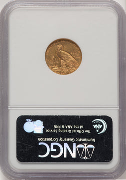 1914-D Indian Quarter Eagle NGC MS61