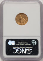 1914-D Indian Quarter Eagle NGC MS61
