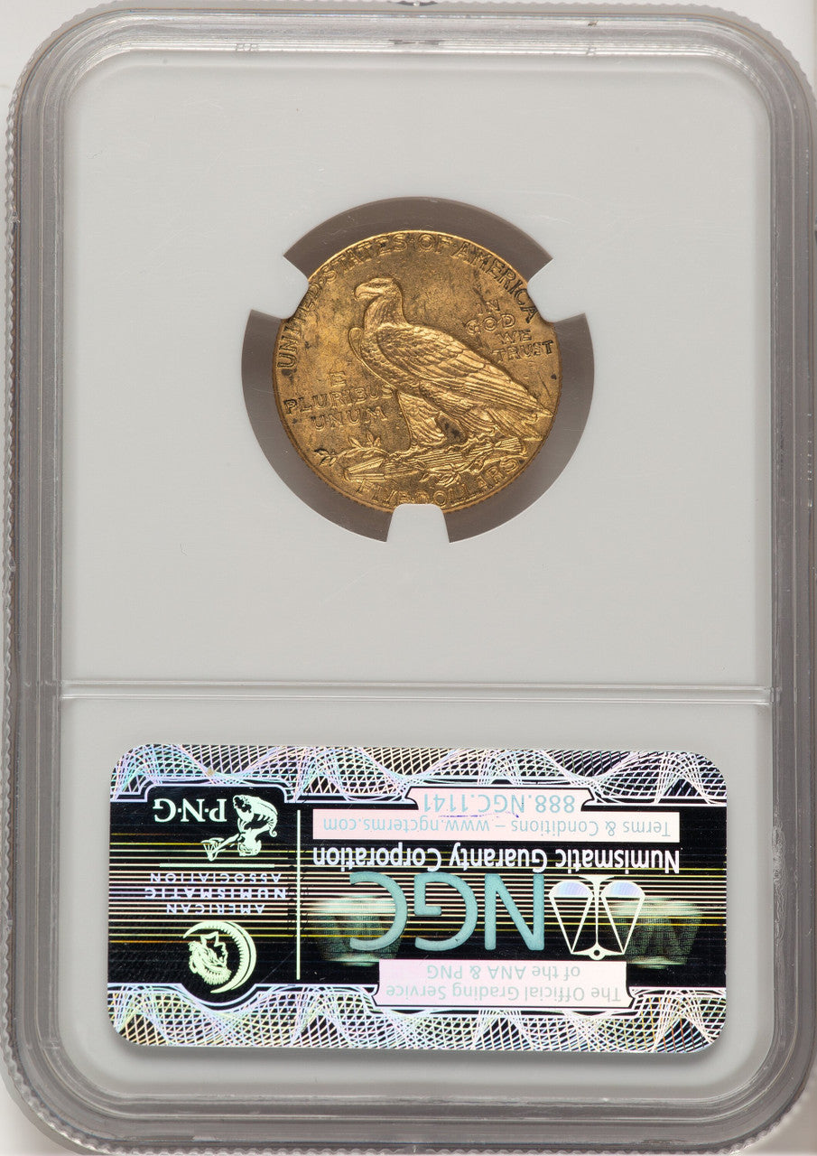 1913 $5 Indian Half Eagle NGC MS62 (778081006)