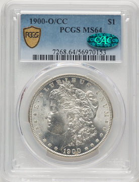 1900-O/CC CAC Morgan Dollar PCGS MS64