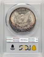 1892 Blue Gradient Morgan Dollar PCGS MS65