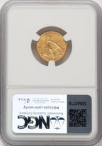 1913 $2.50 Indian Quarter Eagle NGC MS62 (778449011)