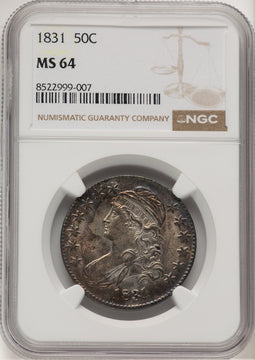 1831 50C Bust Half Dollar NGC MS64