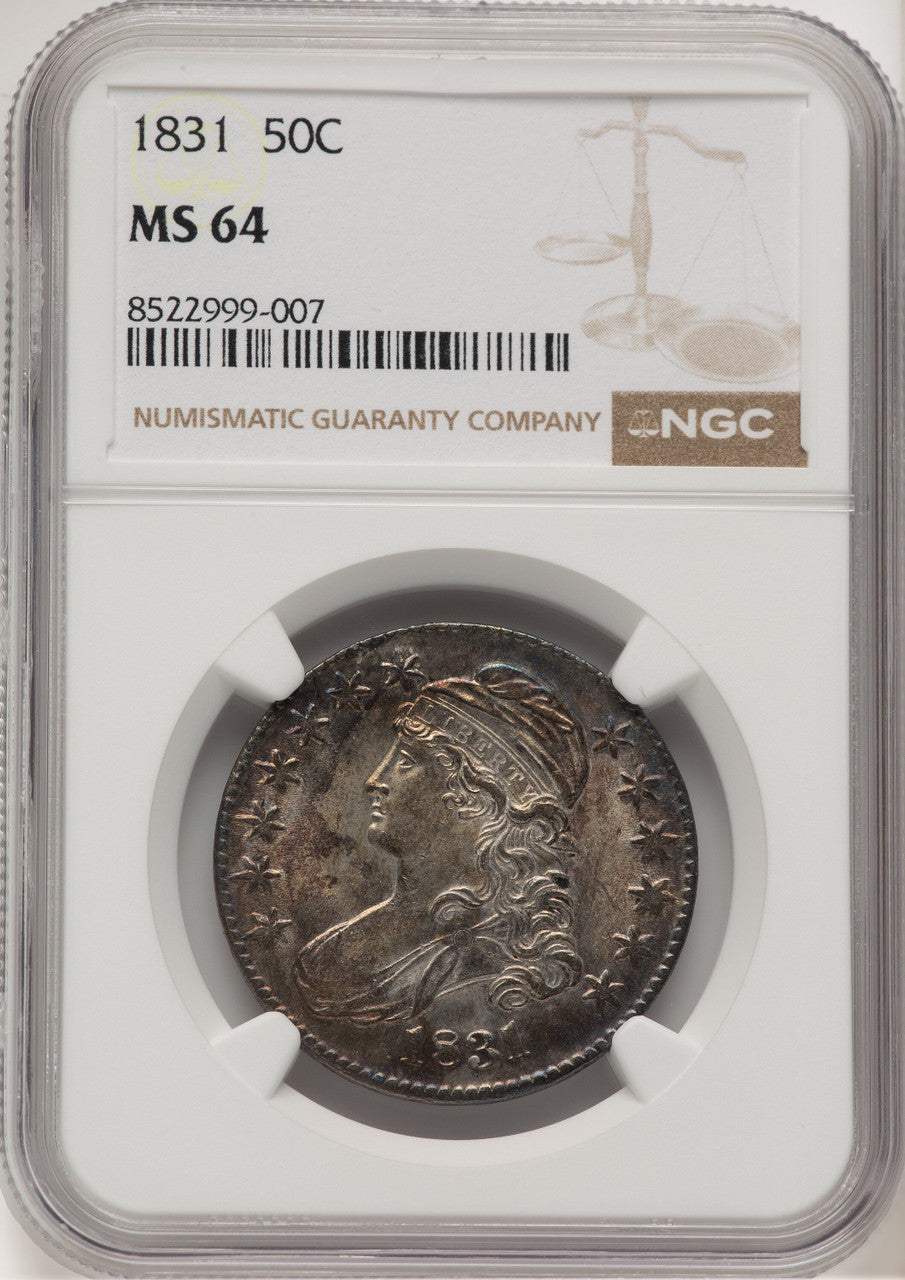 1831 50C Bust Half Dollar NGC MS64
