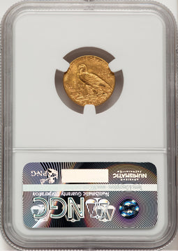 1911 $2.50 Indian Quarter Eagle NGC MS62 (778449006)