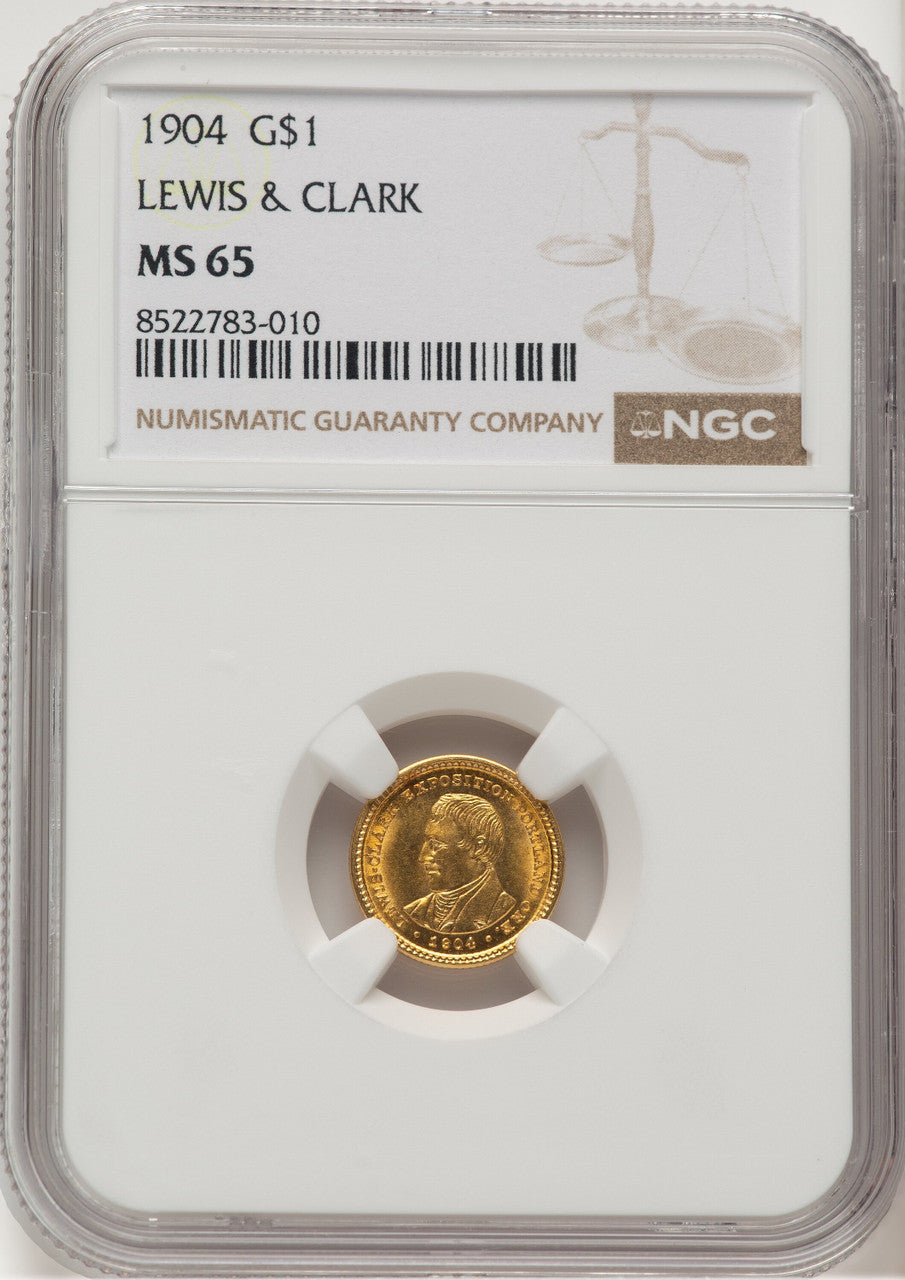 1904 G$1 Lewis and Clark Commemorative Gold NGC MS65 (776677012)