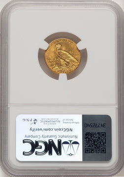 1908 $2.50 Indian Quarter Eagle NGC MS62 (778449001)