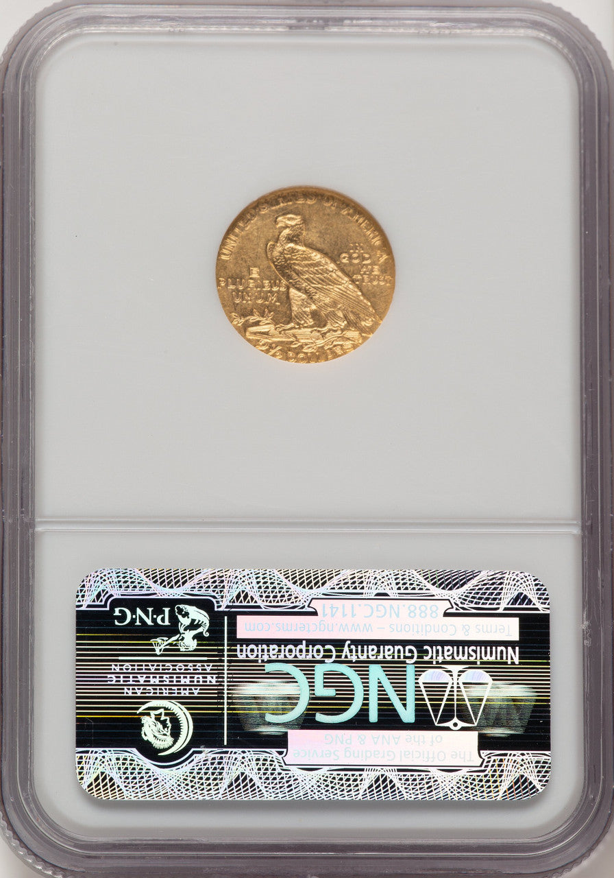 1910 $2.50 Indian Quarter Eagle NGC MS62 (778449002)