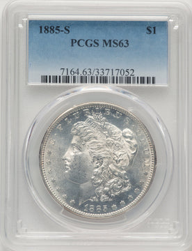 1885-S Morgan Dollar PCGS MS63 (778300002)