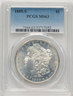 1885-S Morgan Dollar PCGS MS63 (778300002)