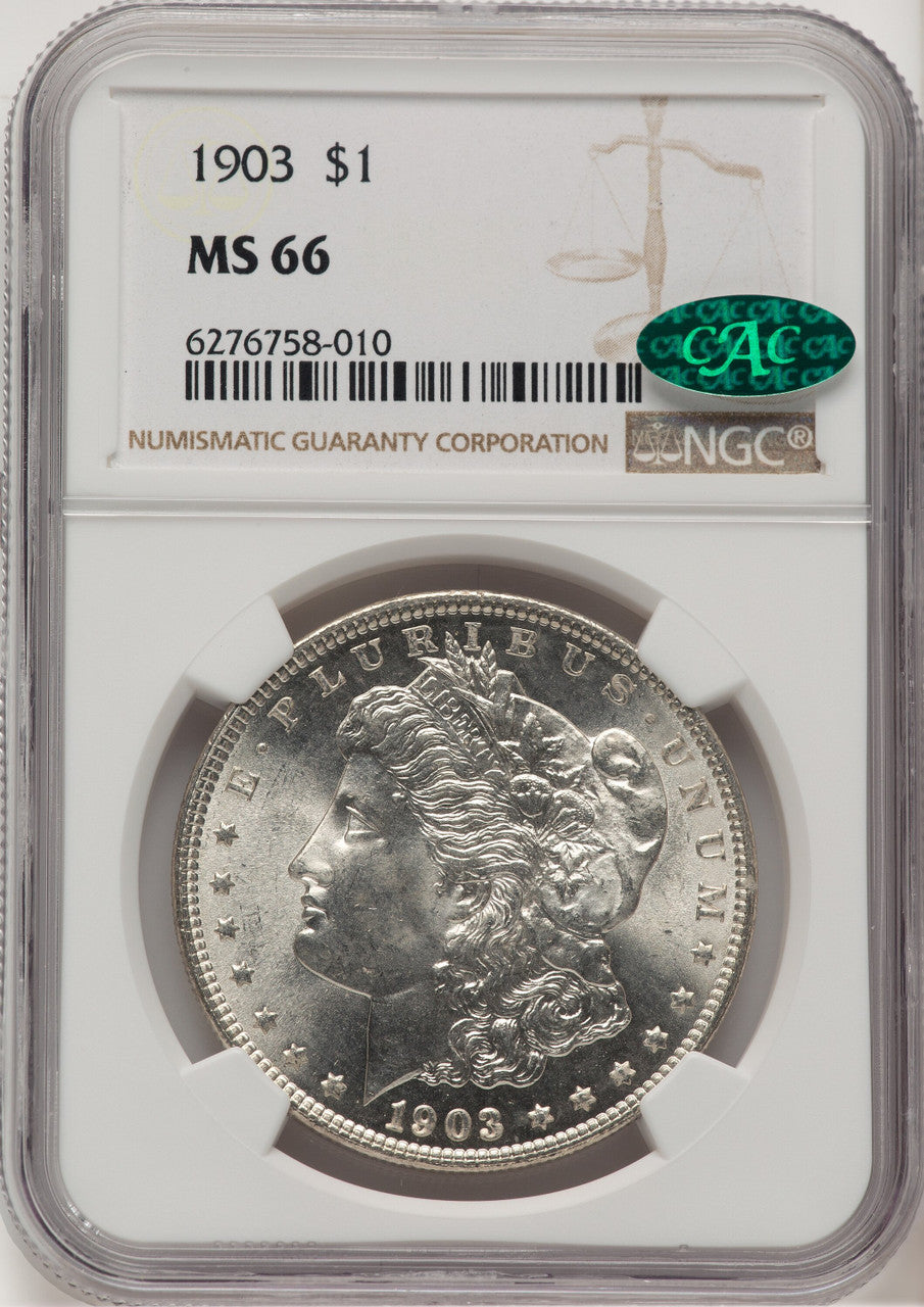 1903 CAC Morgan Dollar NGC MS66