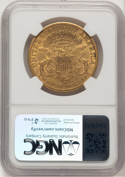 1884-CC $20 Liberty Double Eagle NGC XF45