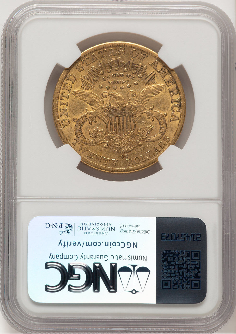 1884-CC $20 Liberty Double Eagle NGC XF45