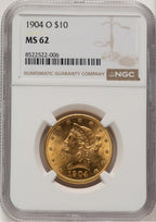 1904-O $10 Liberty Eagle NGC MS62 (776395035)
