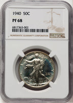 1940 50C Proof Walking Liberty Half Dollar NGC PR68 (776085001)