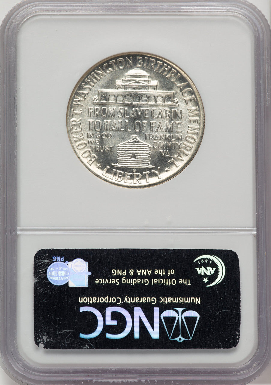 1947-S 50C Booker T. Washington Commemorative Silver NGC MS67