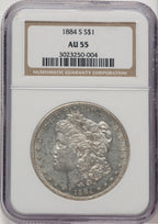 1884-S Morgan Dollar NGC AU55 (778274009)