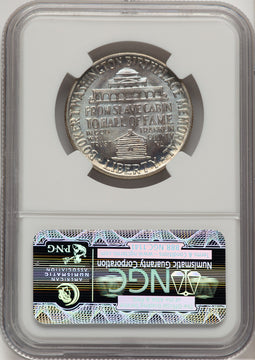 1948 50C Booker T. Washington Commemorative Silver NGC MS67 (778276030)
