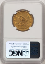 1855 $10 Liberty Eagle NGC AU53 (777898005)